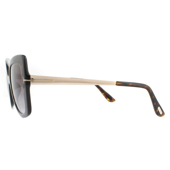 TOM FORD Brown Women Gianna-02 Ft-0609-52t Havana Butterfly Sunglasses - Picture 2 of 4